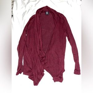 Maroon Cardigan